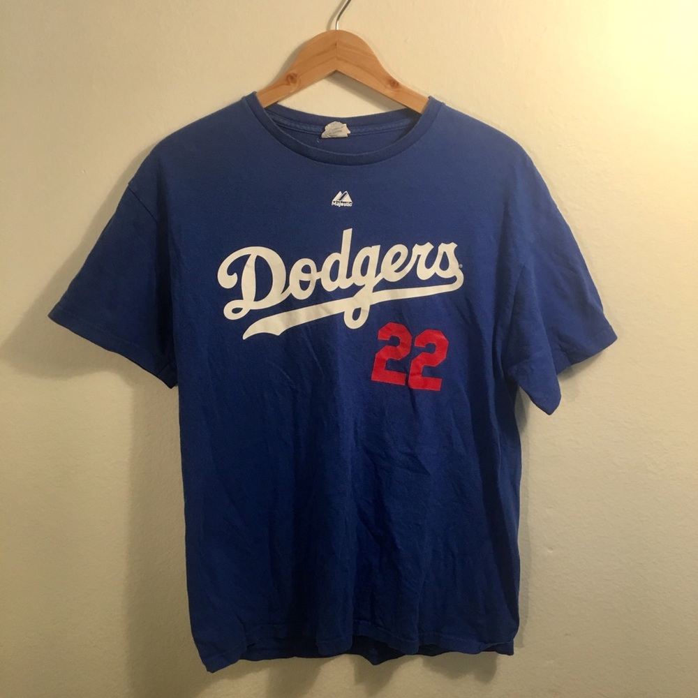 LA Dodgers Clayton Kershaw Baseball T-Shirt